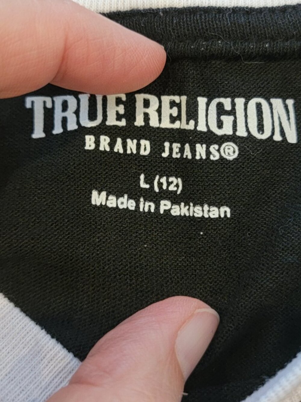 True Religion Jeans Graphic Logo T Shirt Youth/Unisex - Picture 7 of 7